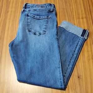 Kut from the Kloth Blue Denim Asher Ankle Straight Leg Jeans Womens Size 8
